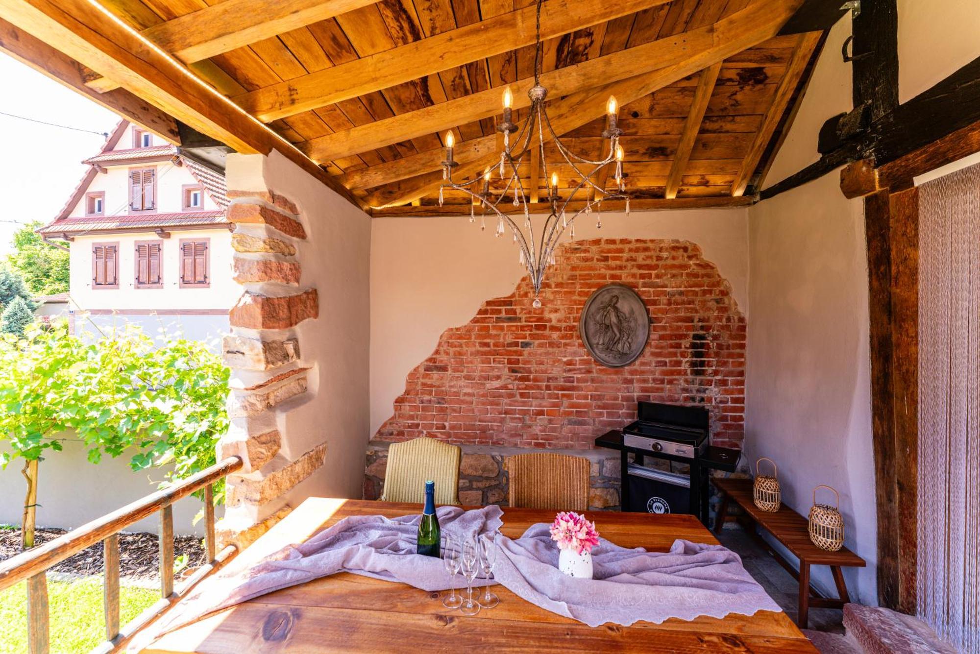 Maison 1775 Ferien Im Historischen Bauernhaus Mit Sauna, Wissembourg, Elsass Ingolsheim Eksteriør bilde